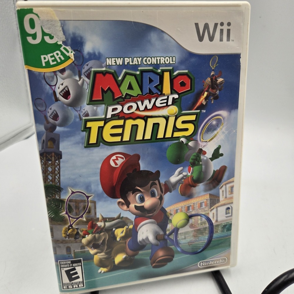 Mario Power Tennis (Nintendo Wii, 2009) CIB Rated E Everyone